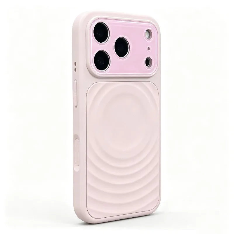 Premium Water Ripple MagSafe Silicone Cover for iPhone 17 Series