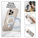 Shock-Resistant Transparent Acrylic MagSafe Case for iPhone 16 Series