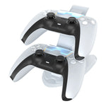 Dual-Port Charging Station for PlayStation 5 Gamepads with Light Indicator