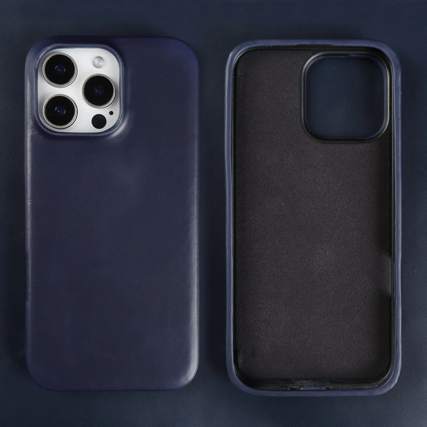 Classic Retro Genuine Leather Case for iPhone 16 Series