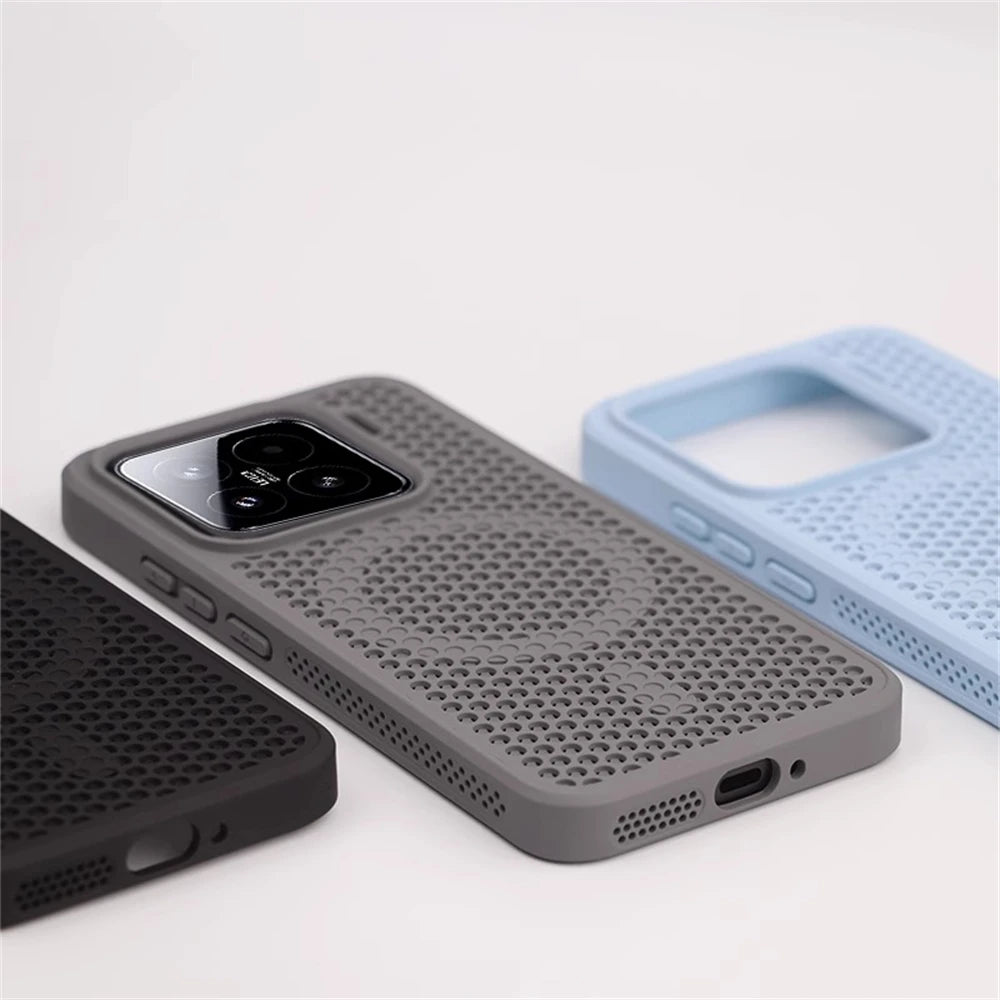Honeycomb Cooling Magnetic Phone Case for Xiaomi 15 Series