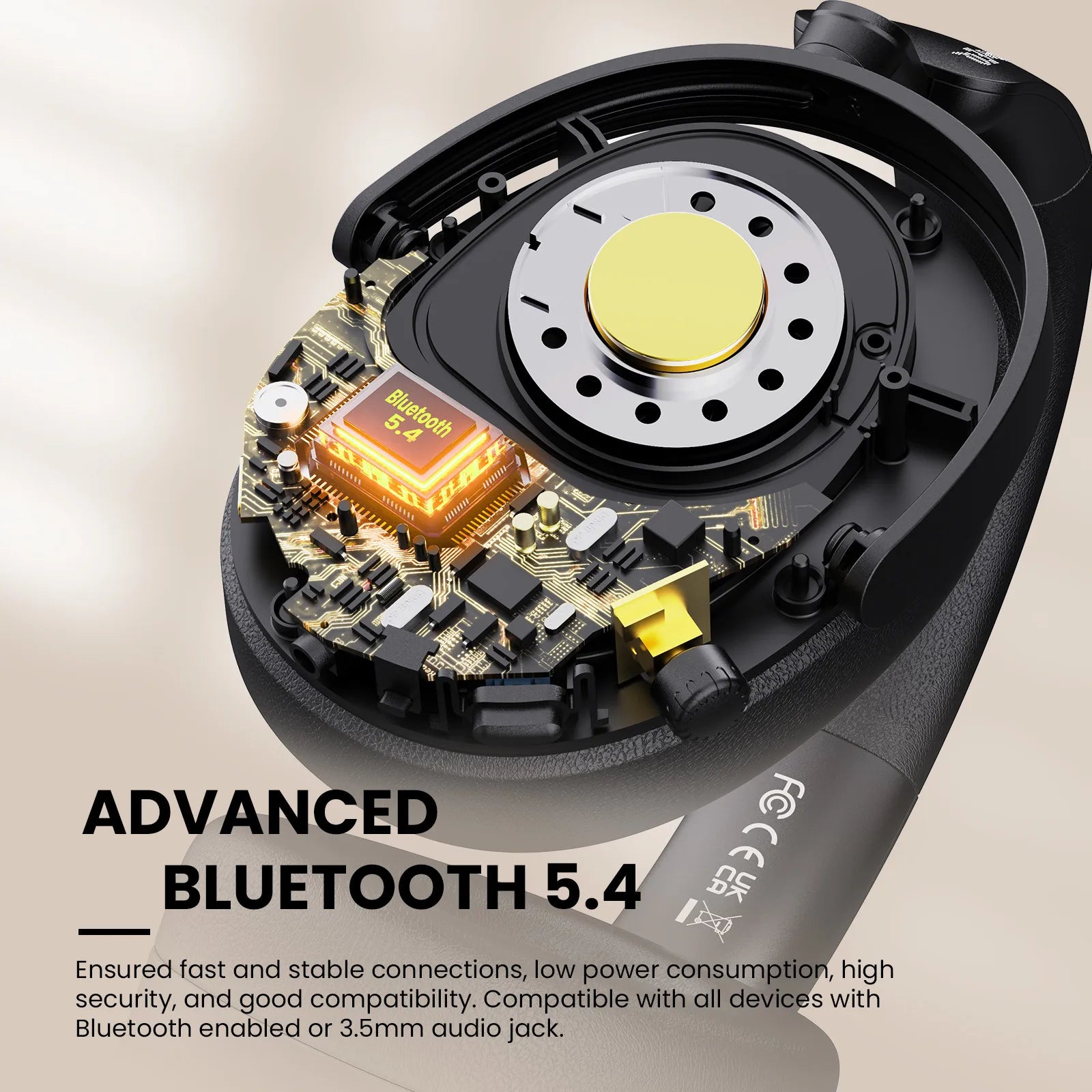 OneOdio SuperEQ A200 Wireless Bluetooth 5.4 Headphones