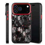 Carbon Fiber MagSafe Case with Metal Camera Ring for iPhone 17 Series