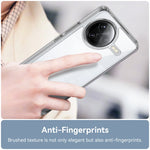 Clear Hard PC + Soft TPU Bumper Case for Xiaomi Redmi K80 Pro