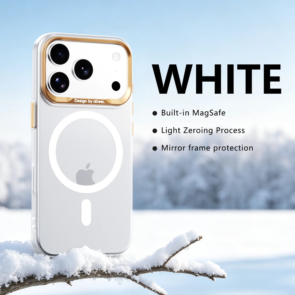 Matte Frosted MagSafe Case with Raised Camera Ring for iPhone 18 Series