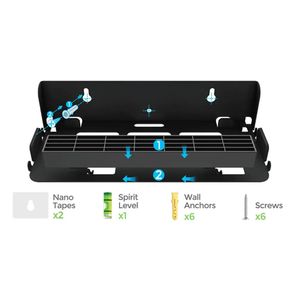 Nintendo Switch 2 Wall Mount Rack with Game Card Storage