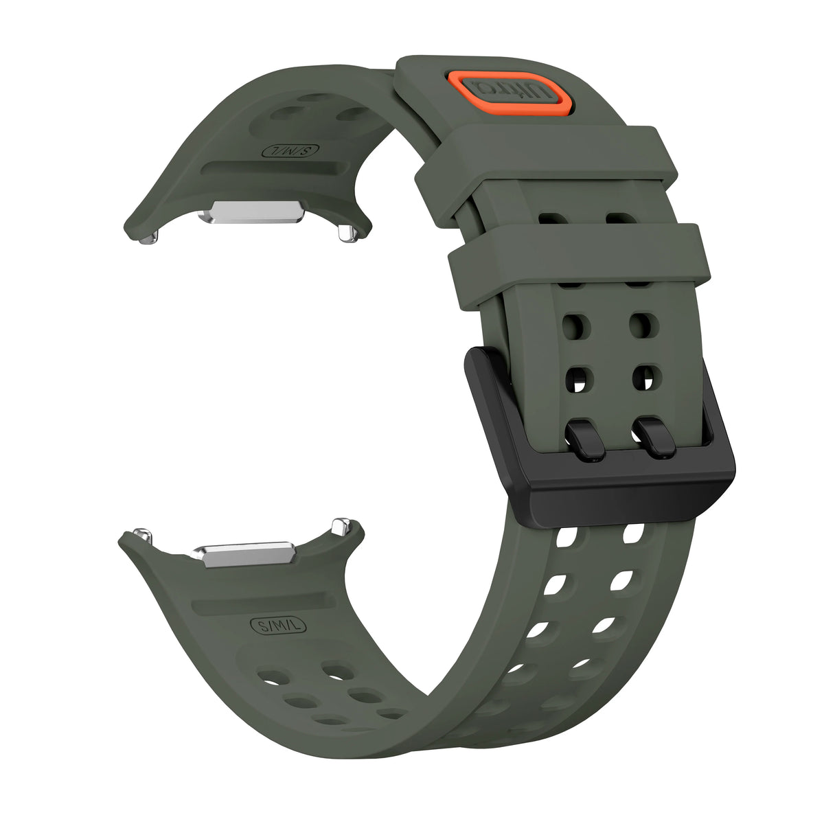 Silicone Sport Replacement Strap for Samsung Galaxy Watch Ultra 2