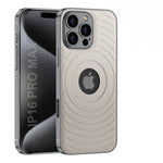 Luxury Electroplated Leather Case for iPhone 16 Series