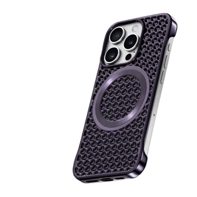 Borderless Honeycomb Thermal MagSafe Case for iPhone 15 Series