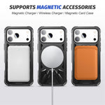 Shockproof MagSafe Case with Built-In Ring Stand for iPhone 17 Series
