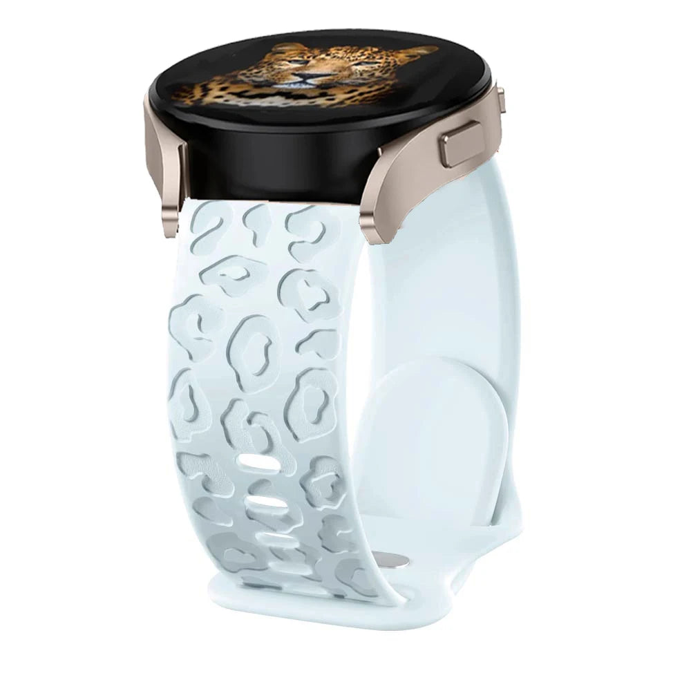 Engraved Silicone Strap for Samsung Galaxy Watch 6 & Galaxy Watch 6 Classic