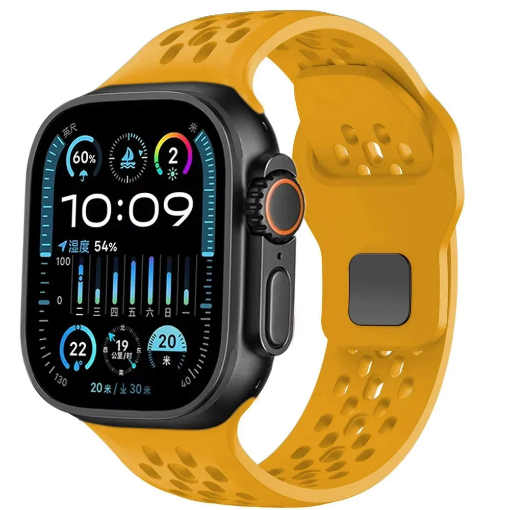 Breathable Silicone Strap for Apple Watch