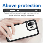 Transparent Shockproof Hard PC Case with Soft TPU Border for OnePlus 15T