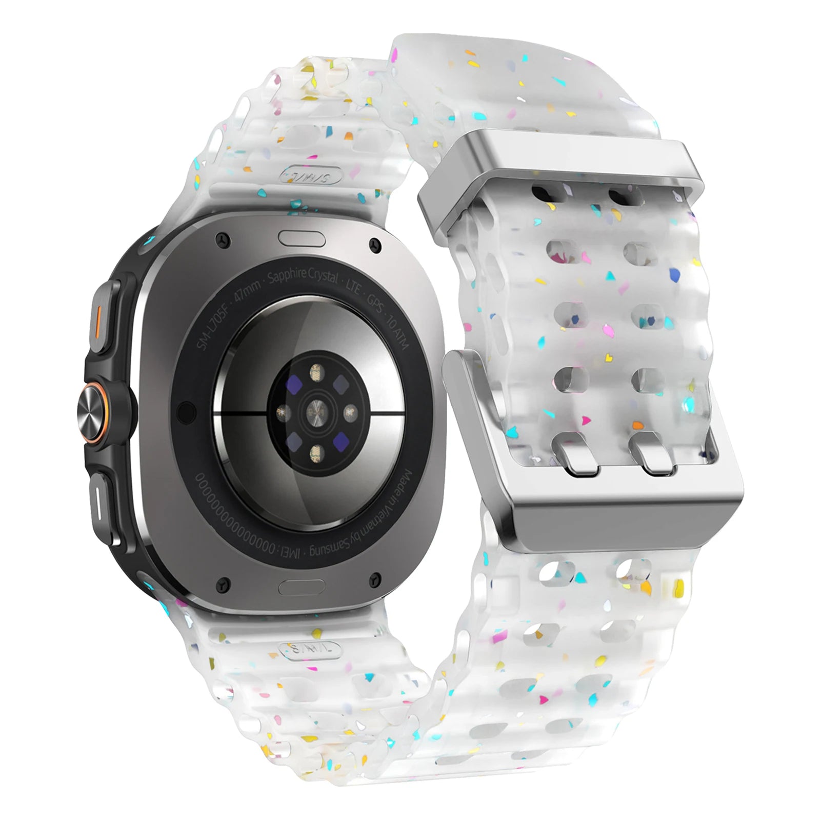 High-Quality Marine Silicone Band for Samsung Galaxy Watch Ultra and Samsung Galaxy Watch Ultra (2025)