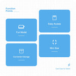 Hagibis Cute Toaster Game Card Case for Nintendo Switch