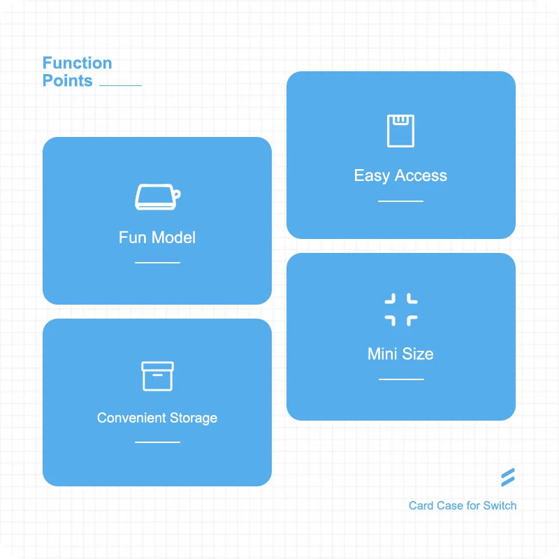 Hagibis Cute Toaster Game Card Case for Nintendo Switch