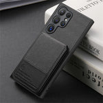 RFID-Blocking Magnetic Wallet Case with Card Holder for Samsung Galaxy S24 Series