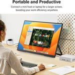 AHXJKA 23.8-Inch 100Hz Portable IPS Monitor