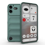 Shockproof Soft Silicone Bumper Case with Foldable Kickstand for Nothing Phone (4b)