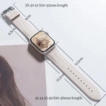 Soft Lychee Pattern Silicone Strap for Apple Watch