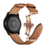 Luxury Leather Strap with Metal Buckle for Samsung Galaxy Watch 8 & Galaxy Watch 8 Classic