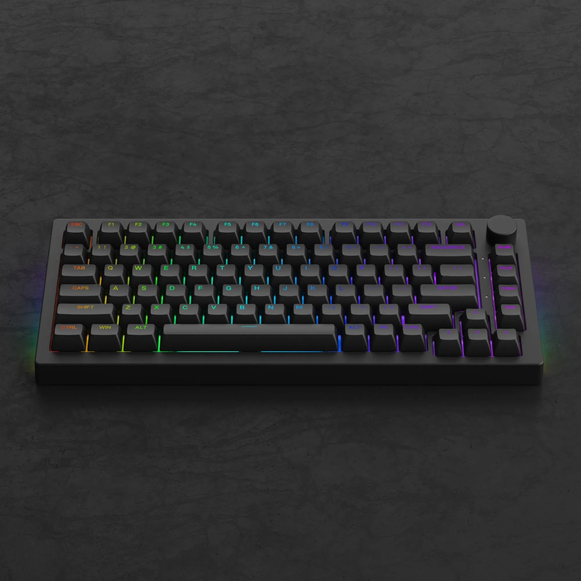 Akko 5075B Plus Shine-Through Black Mechanical Gaming Keyboard