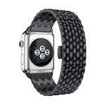 Dragon Pattern Stainless Steel Metal Strap for Apple Watch