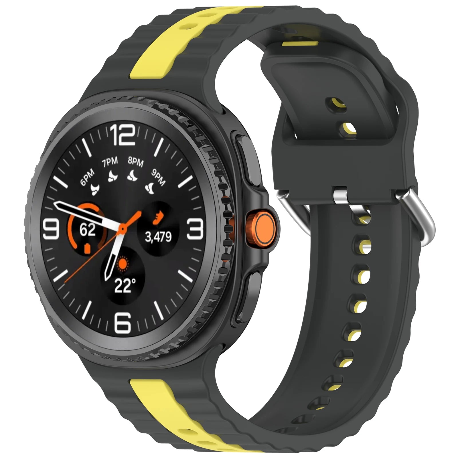 Dual-Color Silicone Strap for Samsung Galaxy Watch 8 / Galaxy Watch 8 Classic