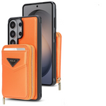 Leather Detachable Magnetic Wallet Case with Single Card Slot for Samsung Galaxy S26 Ultra
