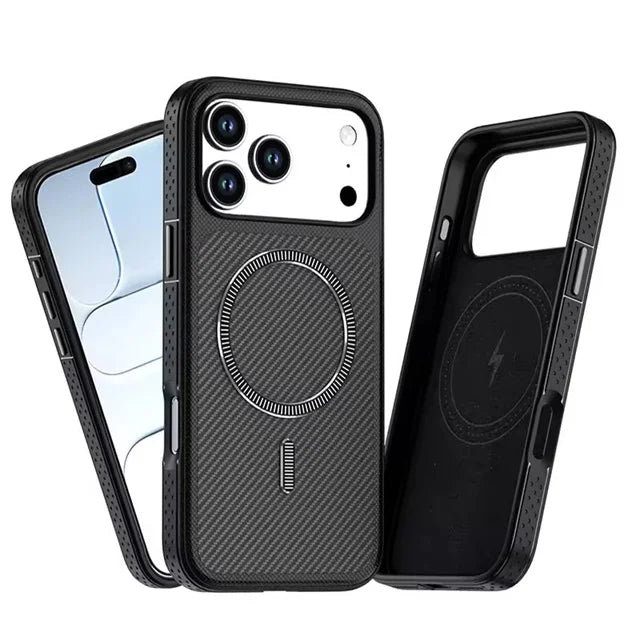 Transparent MagSafe Case with Raised Camera Protection for iPhone 17 Series