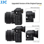 JJC Soft Silicone Camera Viewfinder Eyecup / Eyeshade for Fujifilm Cameras