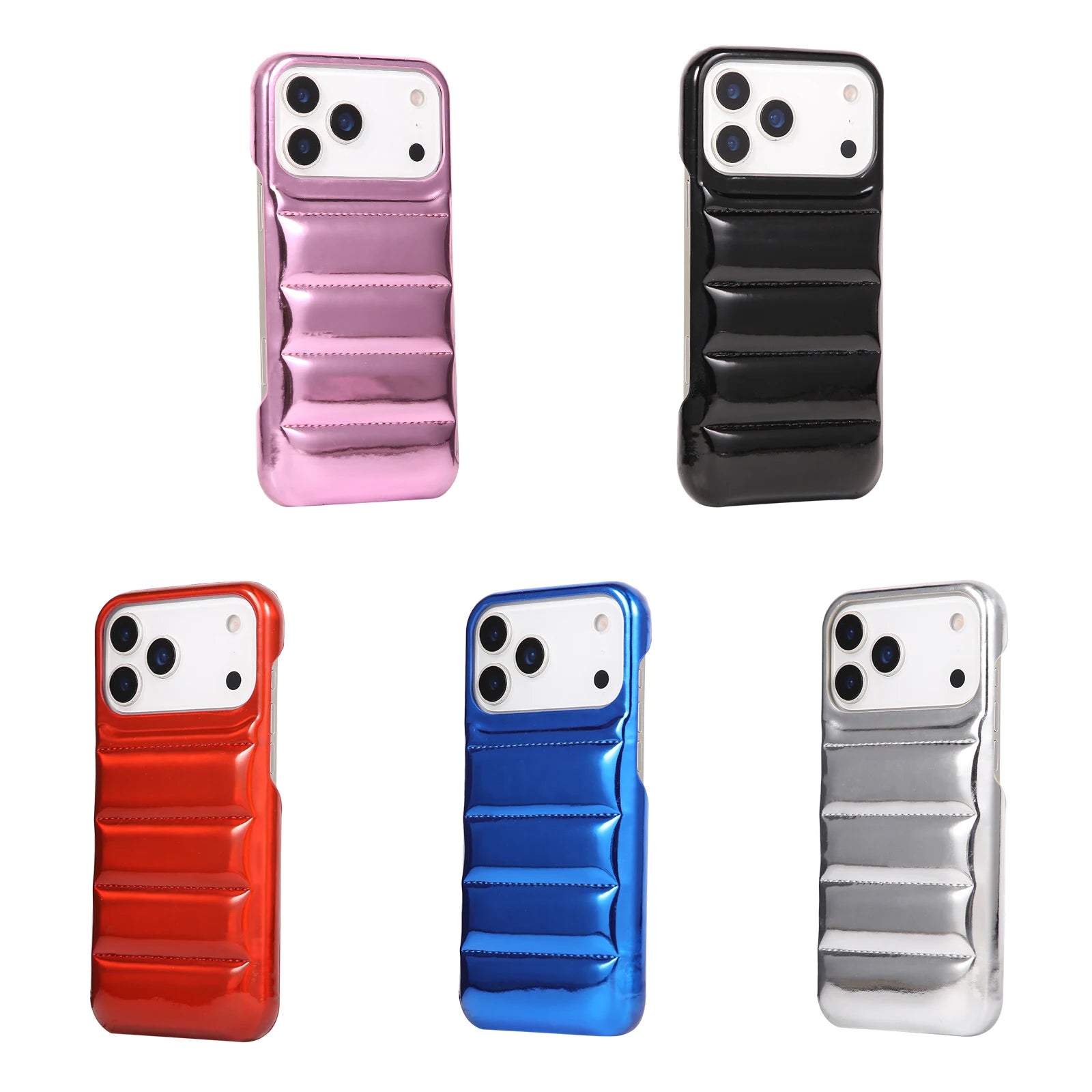 Glossy Aurora Puffer Case for iPhone 17 Series