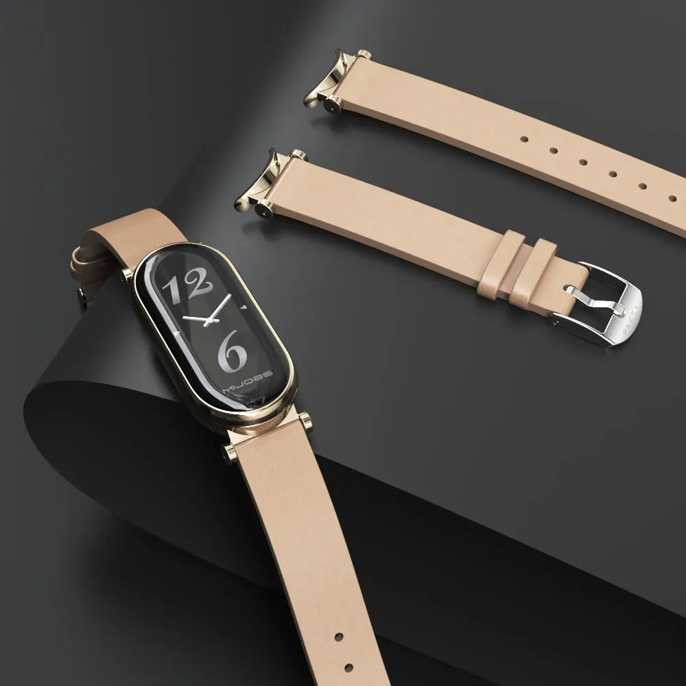 Leather Strap for Xiaomi Mi Band 8