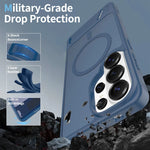 Anti-Fingerprint Hybrid Case with Stand for Samsung Galaxy S26 Series