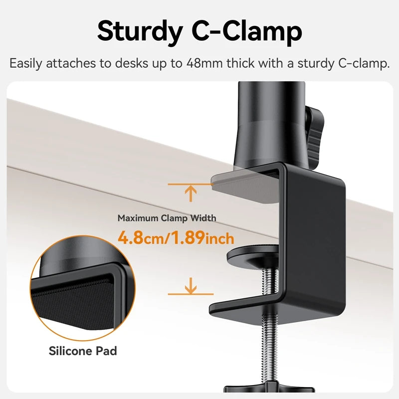 Ulanzi ZJ02 Adjustable Desk Mount Stand with Holding Arm