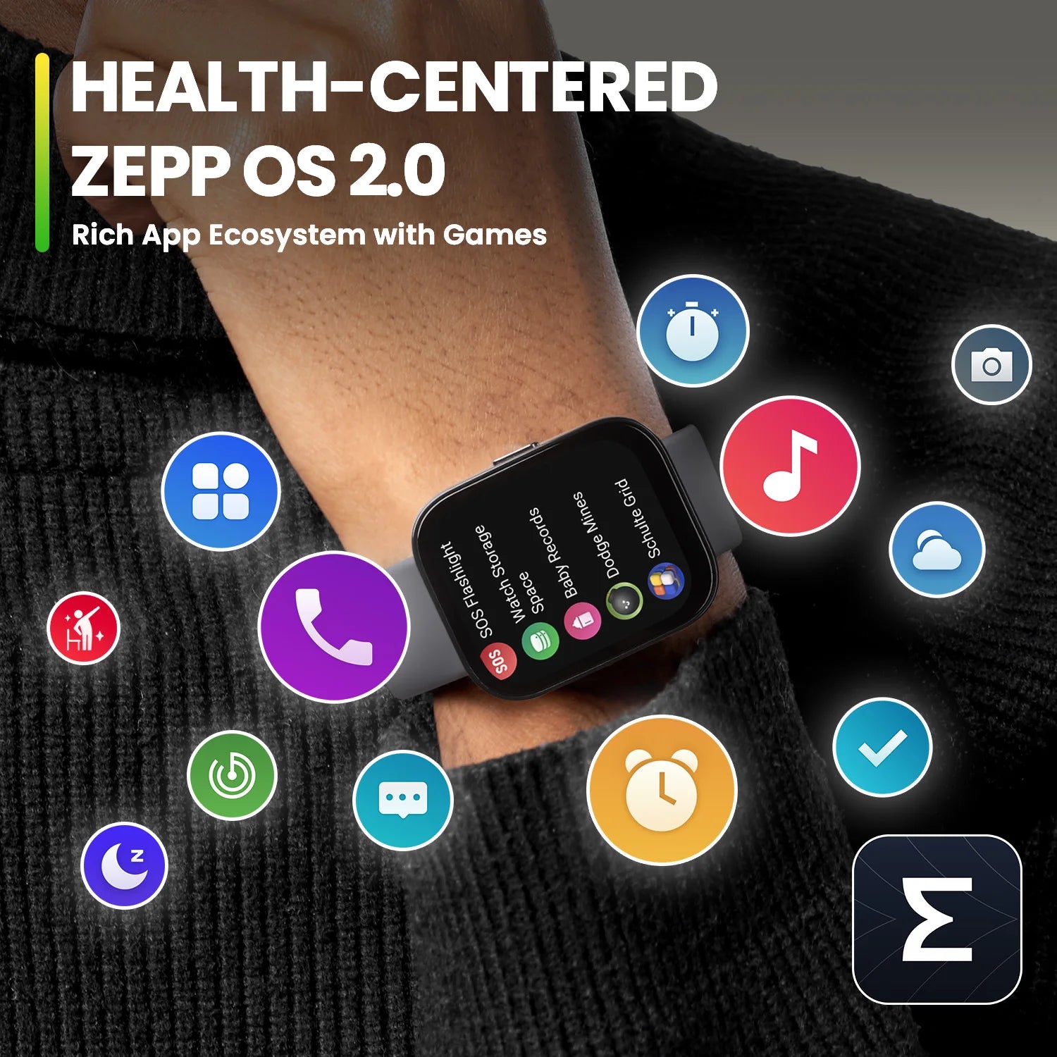 Amazfit Bip 5 Smartwatch Track 120+ Sports Modes 24H Heart Rate