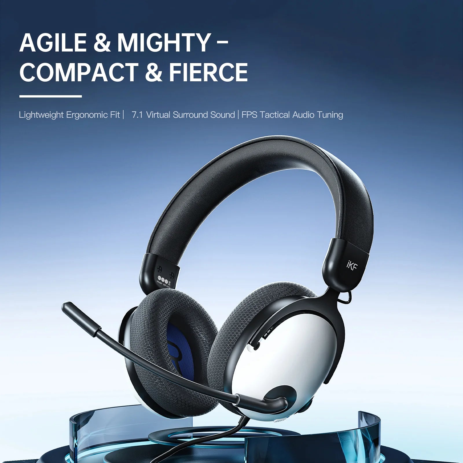 iKF V12 Over-Ear Gaming Headphones