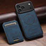 iPhone 17 Series MagSafe Leather Case with Detachable Card Sloth