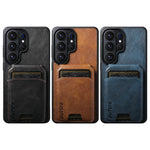 Luxury Leather Wallet Case with Kickstand for Samsung Galaxy S26 Ultra