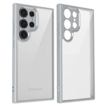 Shockproof Armor Matte Frosted Clear Case with Lens Protection for Samsung Galaxy S24 Series