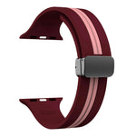 Textured Dual-Layer Band with Pin-and-Hole Adjustment for Apple Watch