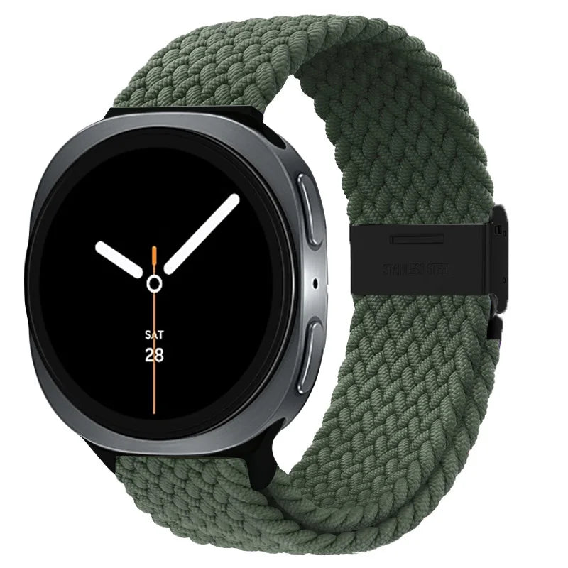Braided Strap with Metal Buckle for Samsung Galaxy Watch 8 & Galaxy Watch 8 Classic