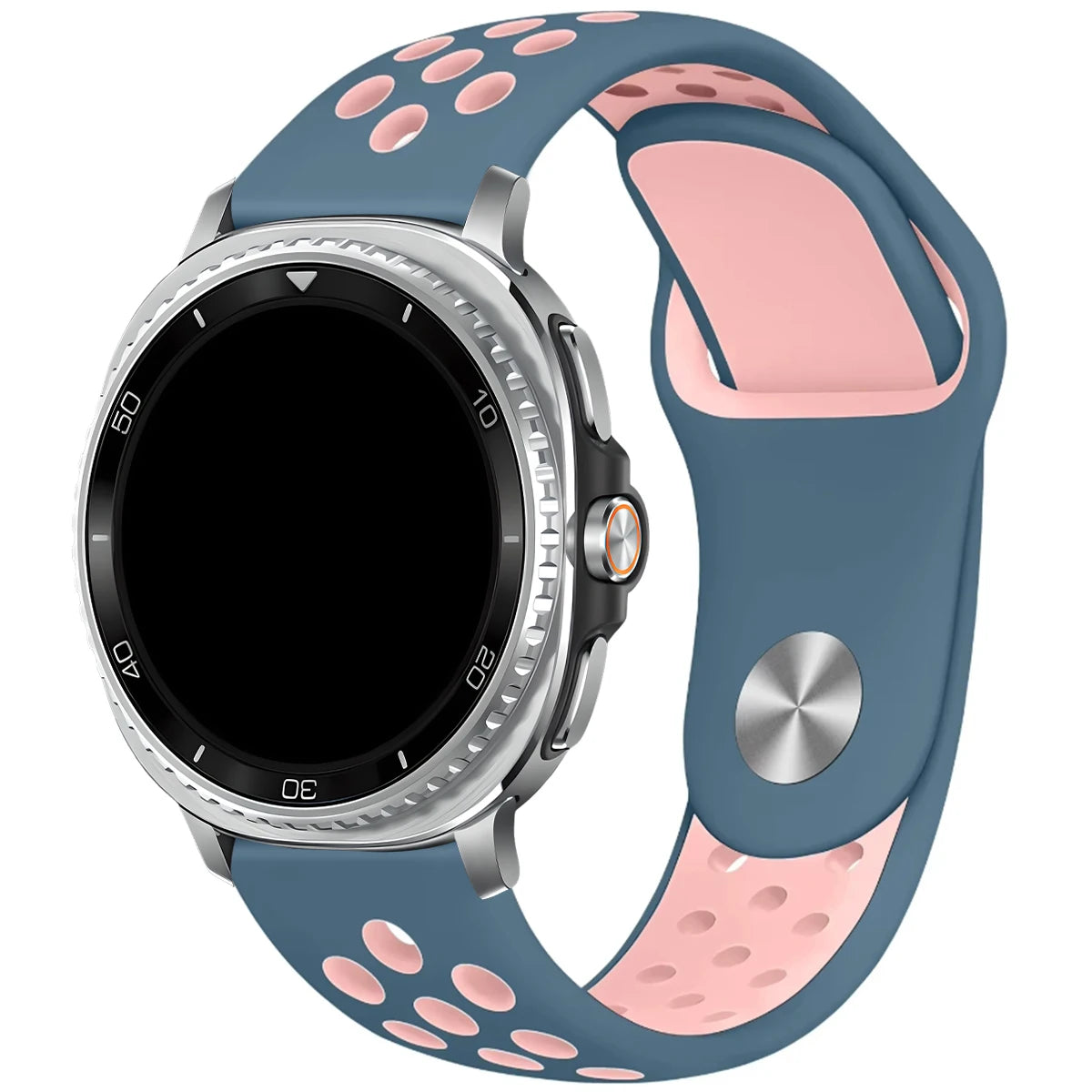 Dual Color Soft Silicone Sport Band for Samsung Galaxy Watch 8 & Galaxy Watch 8 Classic
