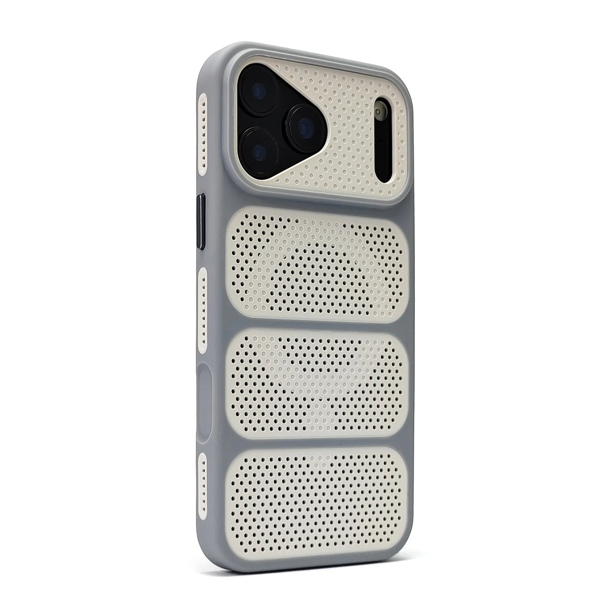 Heat Dissipation Perforated Hollow Bumper Case with Raised Camera Protection for iPhone 18 Series