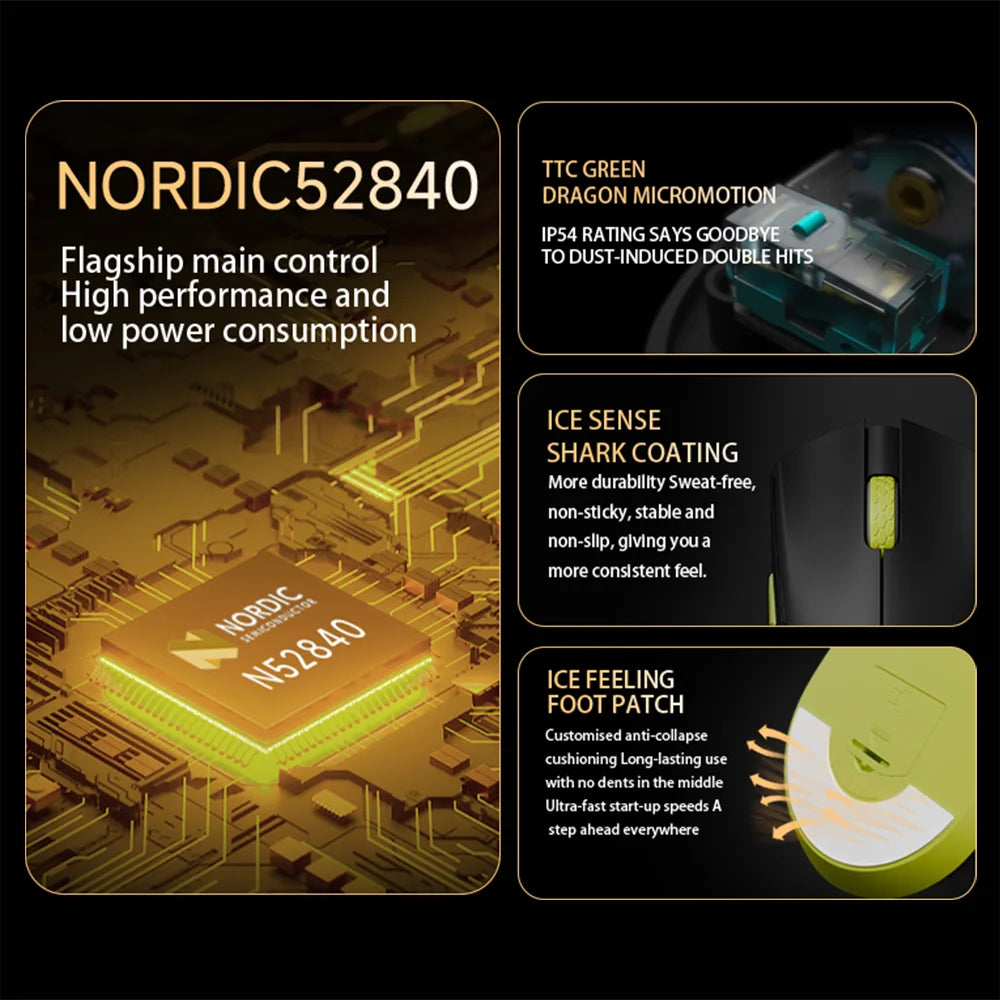 Darmoshark 30K DPI Wireless Gaming Mouse