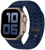 Breathable Magnetic Silicone Strap for Apple Watch