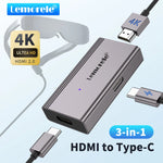 Lemorele 4K HDMI to USB-C AR Glasses Adapter