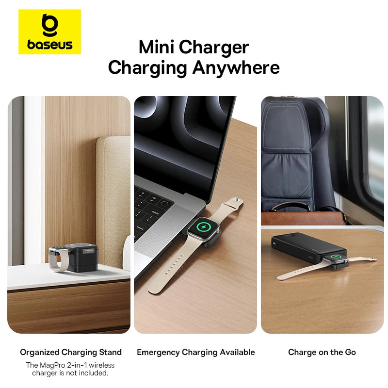 Baseus MagPro 2.5W Magnetic Wireless Charger for Apple Watch