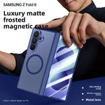 Premium Skin-Feel Magnetic Protective Case with Built-In Screen Protector for Samsung Galaxy Z Fold 8 Ultra