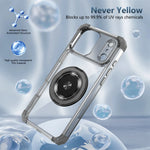 Shockproof Armor MagSafe Case with 360° Rotating Bracket for iPhone 17 Series